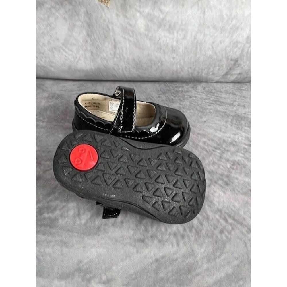 See Kai Run Shoes Black Patent Leather Jane II Girls 4 - Picture 5 of 6